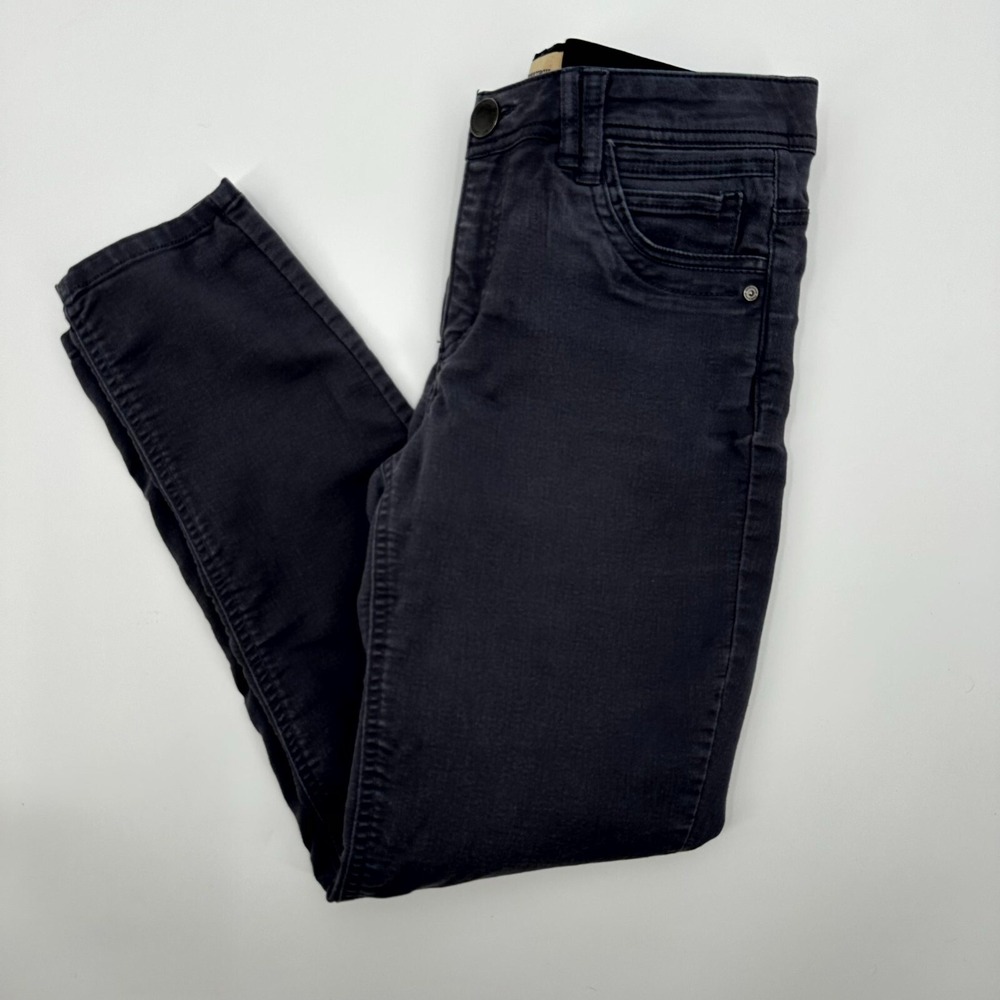 Democracy Jeans Womens 6 Gray‎ Denim AbTechnology Skinny Leg Modern Slim Fit